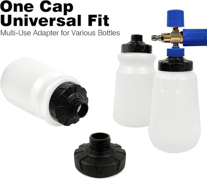 ESP Foam Cannon Adapter Converter 1 inch to 2.16inch, Leak-Proof Threaded Universal Connector, Anti-Slip for Most Foam Bottles & Nozzles