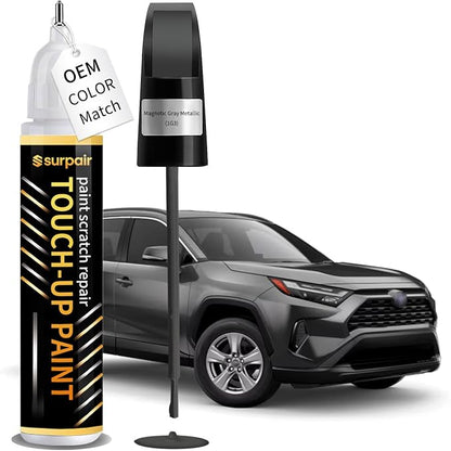Magnetic Gray Metallic 1G3 Touch up Paint for Toyota OEM Color Match Car Scratch Repair Kit for Nicks & Chips Scratches Quick & Easy Paint Fix 2-In-1 Car Scratch Remover Pen