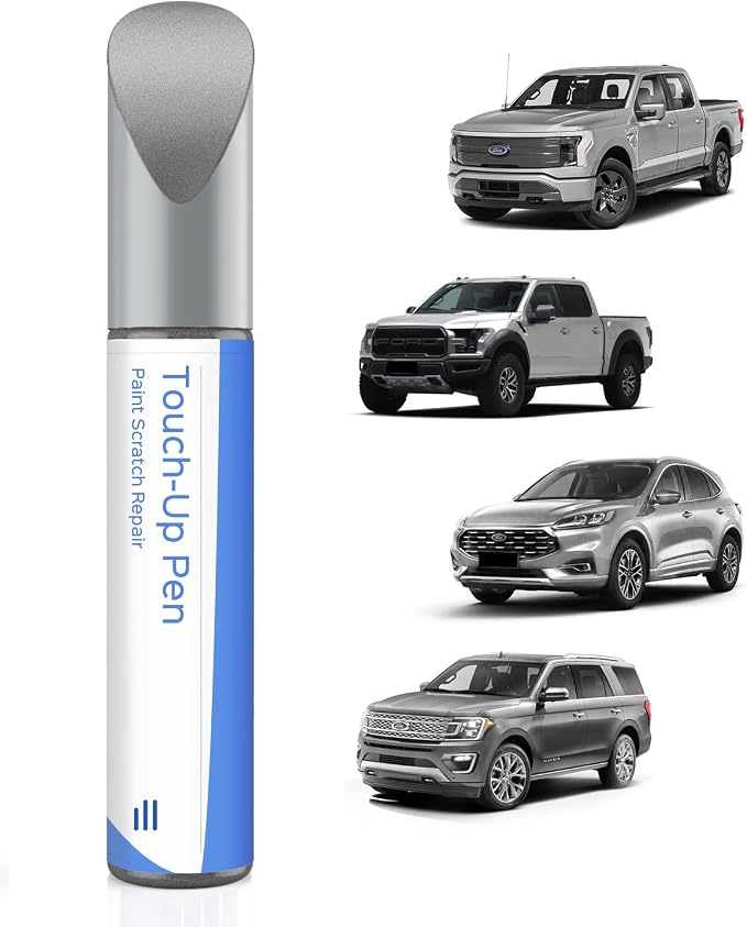 JS/M7432A Iconic Silver Metallic Touch Up Paint Compatible with Ford Exact Match–Chips and Nicks Touch Up