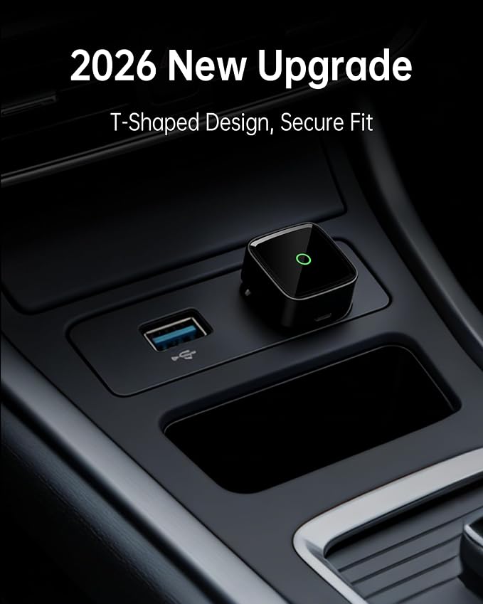ONINCE Wireless CarPlay Adapter USB-C | Wired to Wireless Conversion | Plug & Play | Auto Reconnect | Low Latency for Factory CarPlay Cars