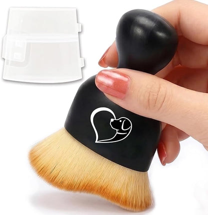 Love Heart Dog Car Detailing Brush Soft Bristle Cars Interior Cleaning Brush,Automotive Dust Brushes with Protective Cover,for Vehicle Gentle Detailing Care Cute Dog Gifts for Pet Loves Women Men