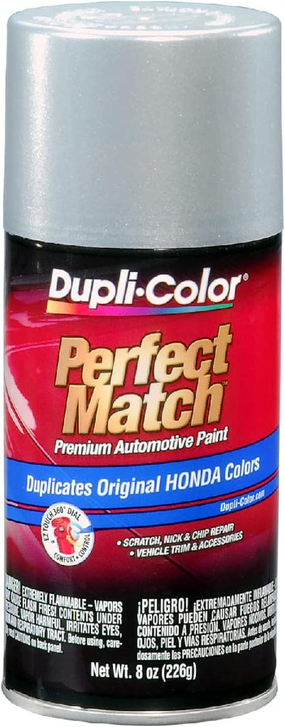 Dupli-Color EBHA09717 Perfect Match Automotive Spray Paint – Honda Satin Silver Metallic, NH623M – 8 oz. Aerosol Can
