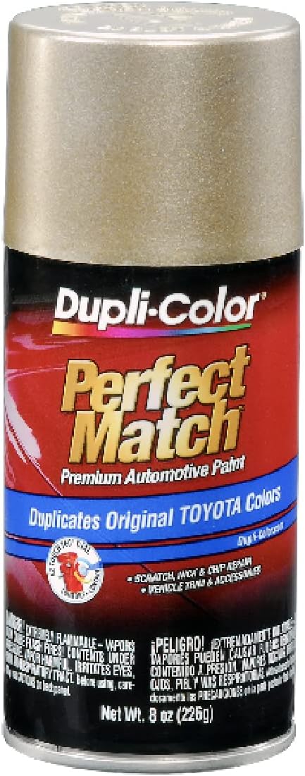 Dupli-Color EBTY16107 Perfect Match Automotive Spray Paint – Toyota Desert Sand Mica, 4Q2 – 8 oz. Aerosol Can