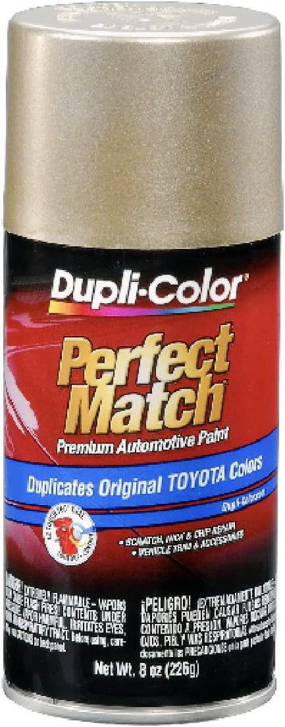 Dupli-Color EBTY16107 Perfect Match Automotive Spray Paint – Toyota Desert Sand Mica, 4Q2 – 8 oz. Aerosol Can