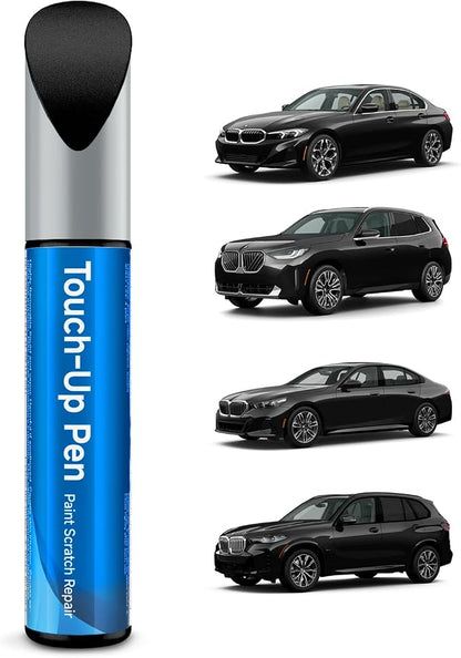 Touch Up Paint for BMW, Fluid Black(668) Exact Match Touch Up Paint Car Scratch Repair (Fluid Black(668))