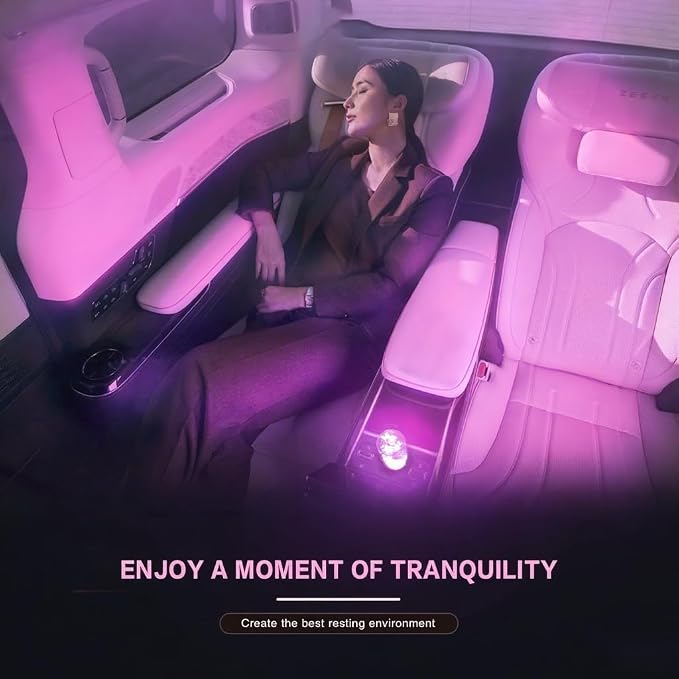 Mini USB Touch Control LED Ambient Light -4 Lighting Modes (Stable/dimmable SOS, Slow Flash, Breathing) Suitable for car interiors, Homes, Camping, and Party Decorations Snaptrol(Pink)