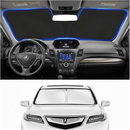 Custom Fit Windshield Sun Shade for Acura RDX 2013-2018 | Custom Fit Windshield Cover, Blocks UV Rays, Double-Layer Heat Shield, Durable Frame, Easy Fold & Storage