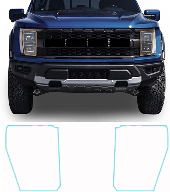 for Ford F-150 2022-2026 TPU PPF Paint Protective Film Custom Fit Clear Coating Paint Protection Film, Scratch Resistant & Self Healing Armor Shield Guard Finishing Accessories for Headlight