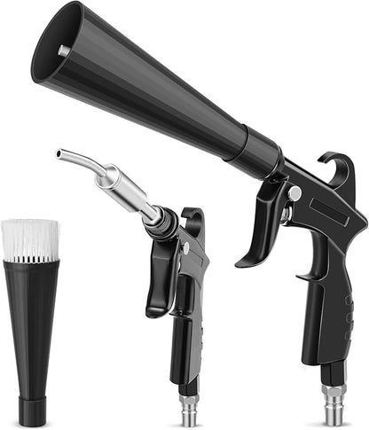 PARAROSE Detailing Car Cleaning Gun Interior Dryer Air Blow Gun, High Pressure Blower Gun, Car Detailing Tools for Quickly Blowing Out Dirt and DustWorking with Air