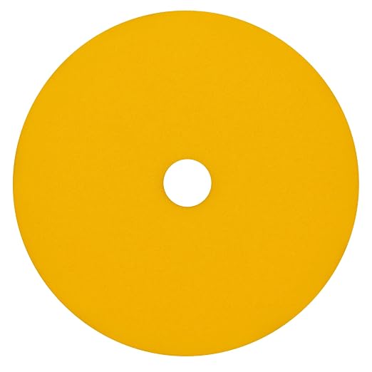 RUPES 150mm Yellow D-A Ultra-Fine Dual Action Wool Polishing Pads (Pack of 2) | Ideal for Paint Correction & Gloss Enhancement | Improves Finishing Performance | Compatible with 5" Backing Plate