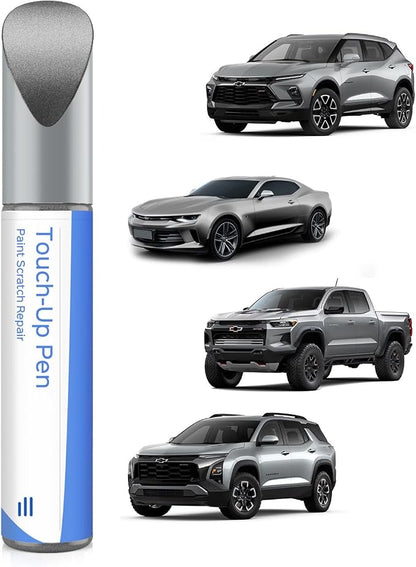 GXD/WA130H Sharkskin/Sterling Gray Metallic Touch Up Paint Compatible with Chevrolet Exact Match Chips and Nicks Touch Up