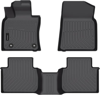 Auxko All Weather Floor Mats for 2024-2018 Toyota Camry (FWD Only,Not Hybrid or AWD) TPE Rubber Liners Accessoires All Season Guard Odorless Anti-Slip