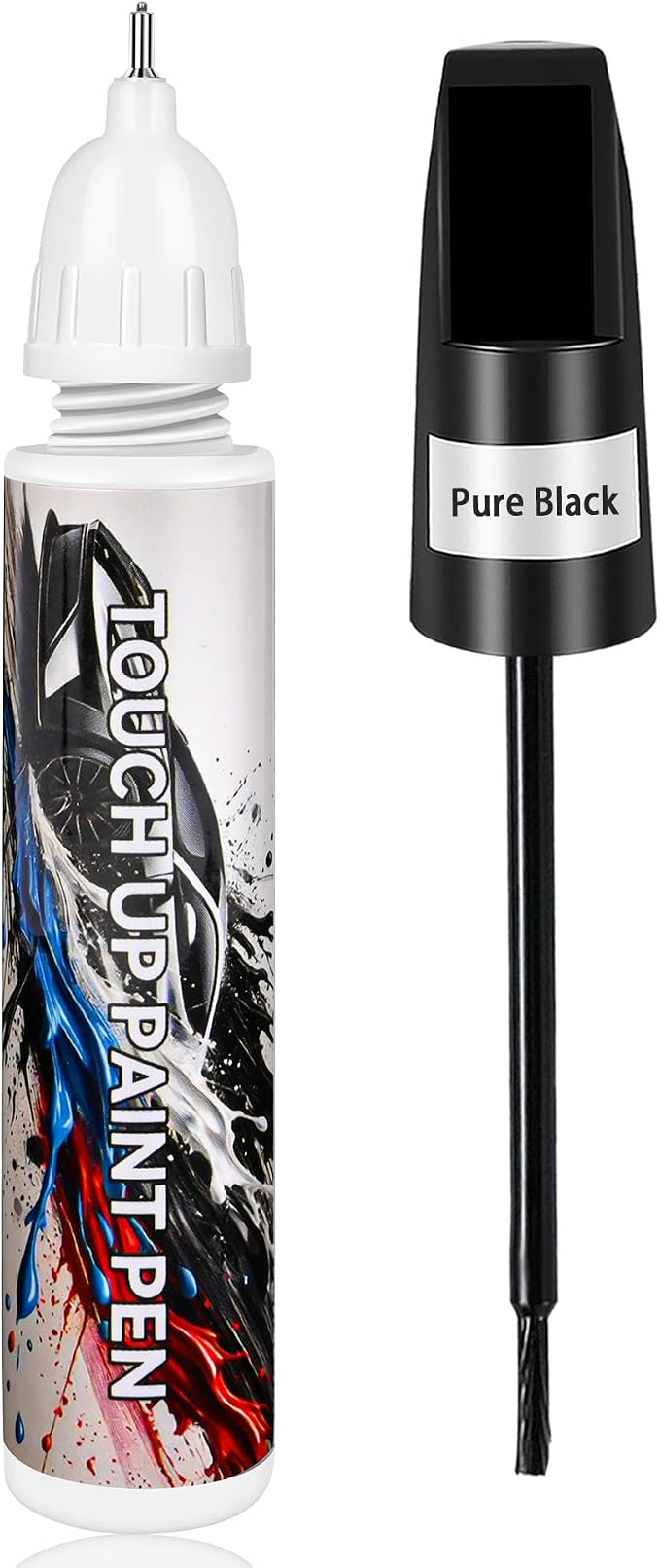 Touch Up Paint for Cars, Black Car Paint Scratch Repair, Auto Paint Repair Pen, Automotive Scratch Remover, Professional Seamless Coverage, Color Accurate, Long lasting Adhension, Fast Drying