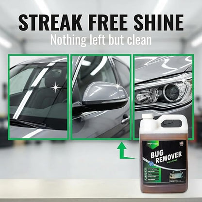 Magic Finish Car Bug Remover Spray (1 Gallon) – Fast-Acting Spray for Road Grime and Organic Residue – Car Cleaning Supplies for Paint Glass Plastic & Chrome