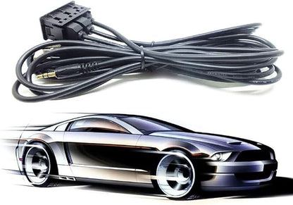 Car Dash Flush Mount AUX USB Port 1.5M Panel Dual USB Extension Cable Adapter