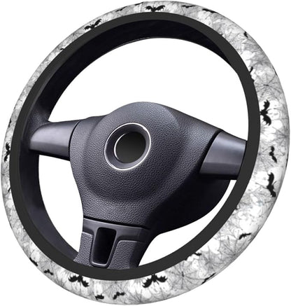 Halloween Steering Wheel Covers Non Slip Neoprene Universal 15 Inch Steering Wheel Protector Car Cover for Men Women