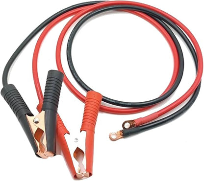 2 Pcs Alligator Clips Booster Jumper Cable 50A-3.3 ft 13 AWG Alligator Clips Booster Jumper Cable，for 12V/ 24V Car Battery Charging Jumper Cable