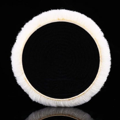 Wool Polishing Buffing Pad, 3" / 4" / 5" / 6" / 7" Car Wool Polishing Pad Waxing Pad (6inch)