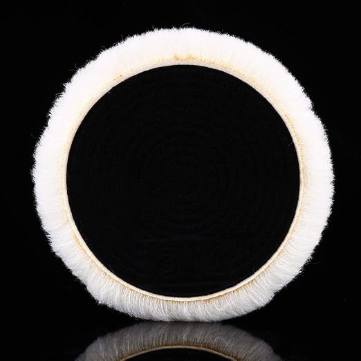 Wool Polishing Buffing Pad, 3" / 4" / 5" / 6" / 7" Car Wool Polishing Pad Waxing Pad (6inch)