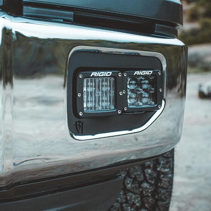 RIGID INDUSTRIES D-Series PRO LED Light Pods Flood, Pair