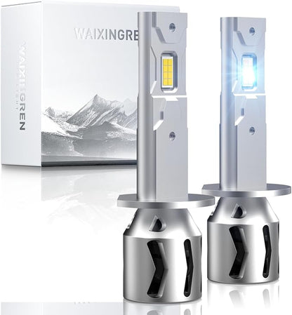 Bulb, 26000LM Super Bright 6500K 800% Brighter Bulbs with Turbo Fan, IP68 Waterproof, Plug-N-Play (H1)