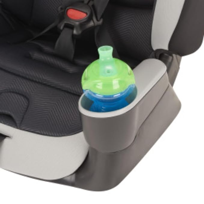 Evenflo High-Back Booster Car Seat with Harness, 22 to 110lbs, Maestro Sport, Granite Gray