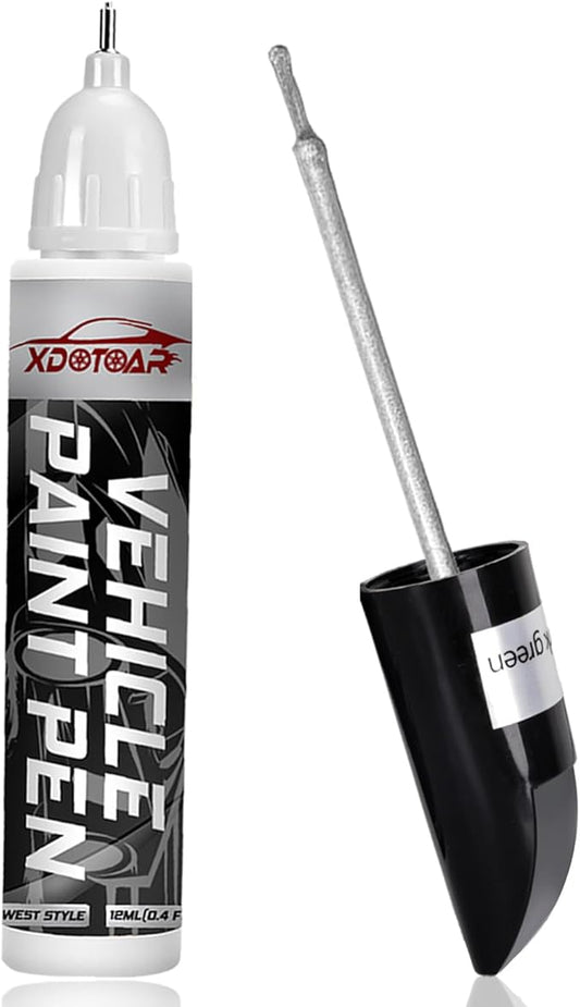 Silver Touch Up Paint for Cars, Professional Automotive Paint Scratch Repair, Lasting Auto Scratch Remover, Color Accurate, Quick Drying, Easy to Use, Safe and Waterproof, Versatile Use
