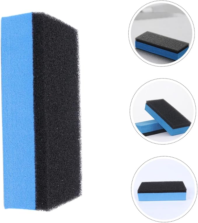 10pcs Dual-Sided Tire Shine Applicator Sponges for Car Detailing High-Density Polishing Pads for Waxing and Cleaning Safe for Glass Coatings