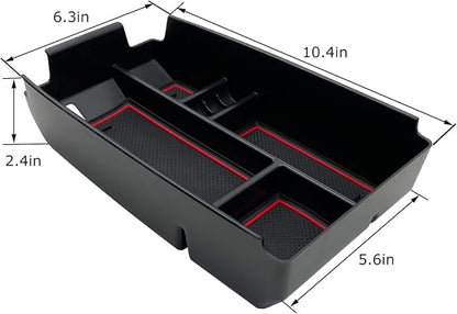 Center Console Organizer Interior Storage Box Fits for Ford Escape 2020 2021 2022 2023 2024 2025 2026 and 2021 2022 2023 2024 2025 2026 Bronco Sport Accessories