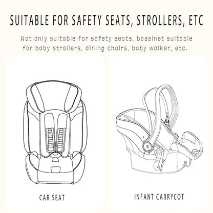 Infant Insert for Doona,Graco Snugride，Chicco Keyfit ，Britax，and Evenflo,Doona Accessories，Shock-Resistant, Non-Slip (Gray)