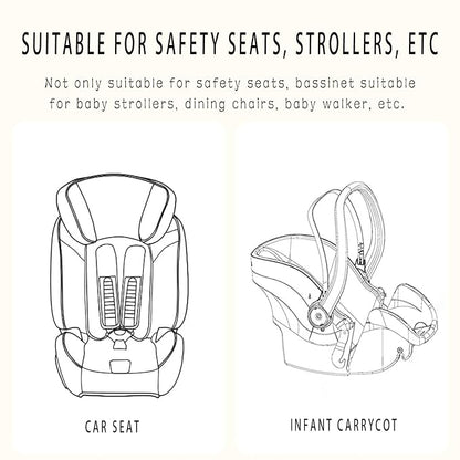 Infant Insert for Doona,Graco Snugride，Chicco Keyfit ，Britax，and Evenflo,Doona Accessories，Shock-Resistant, Non-Slip (Black)