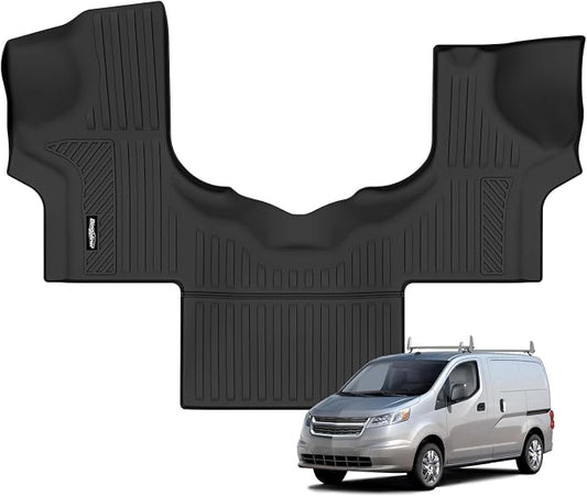 Floor Mats for Chevy Express 2015-2023, All Weather TPE Protector for Chevrolet Express Floor Liner Accessories