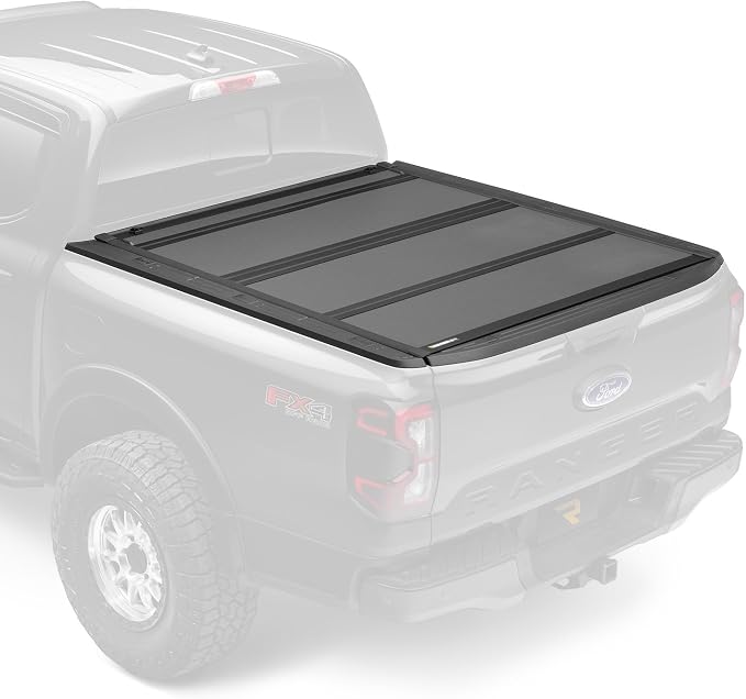 RealTruck BAK BAKFlip MX4 Hard Folding Truck Bed Tonneau Cover | 448333 | Fits 2019-2023 Ford Ranger 6' 1" Bed (72.7")