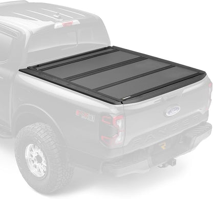 RealTruck BAK BAKFlip MX4 Hard Folding Truck Bed Tonneau Cover | 448333 | Fits 2019-2023 Ford Ranger 6' 1" Bed (72.7")