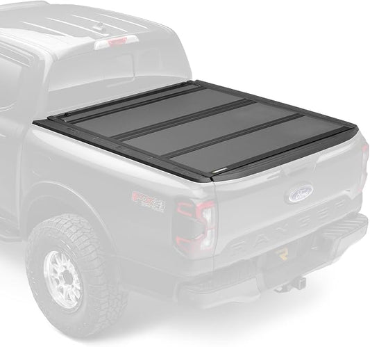 RealTruck BAK BAKFlip MX4 Hard Folding Truck Bed Tonneau Cover | 448333 | Fits 2019-2023 Ford Ranger 6' 1" Bed (72.7")
