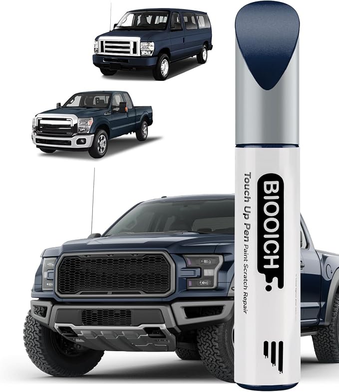Touch Up Paint Pen Exact Color Match Car Chip and Scratch Repair (for Ford, Blue Jeans Metallic(N1))
