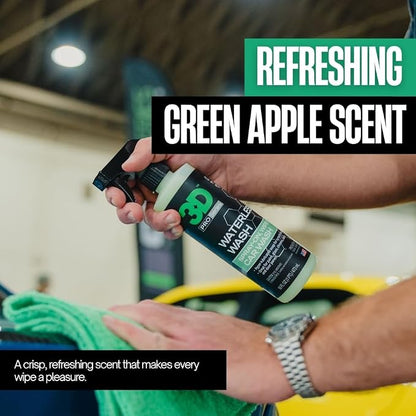 3D Waterless Car Wash - Easy Spray Waterless Detailing Spray - No Soap or Water Needed - Great on Cars, RVs, Motorcycles & Boats 1 Gallon