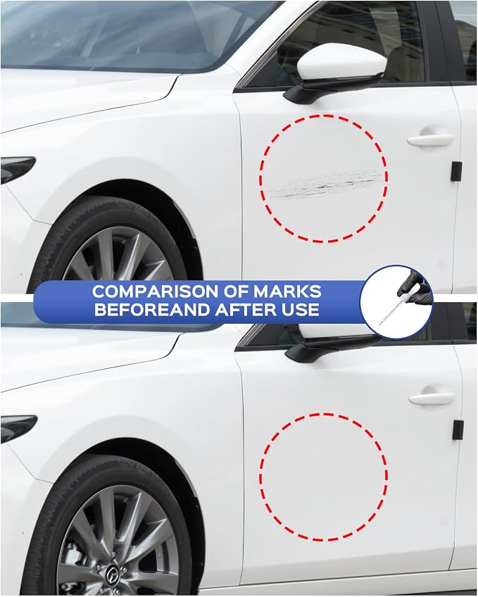 Touch Up Paint Compatible with Honda Exact Match Chips and Nicks Touch Up (Raven Black(8555))