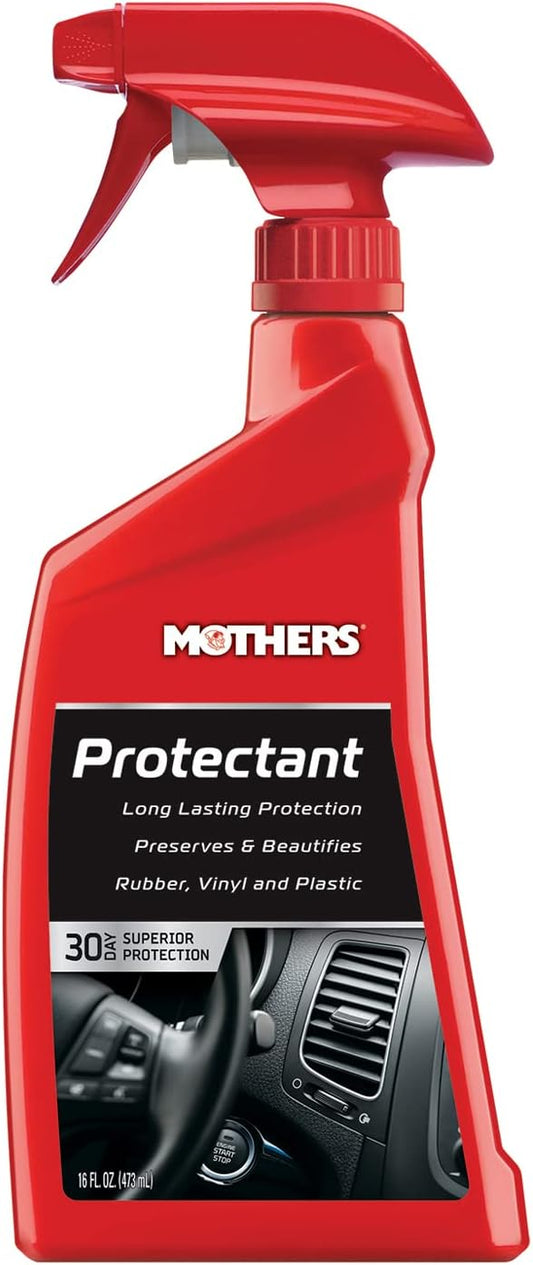 Mothers Protectant, 16 oz. – Long-Lasting UV Protection for Rubber, Vinyl & Plastic, Shields Dash, Trim, Bumpers & Tires from Fading, Cracking & Drying, Restores a Clean OEM Finish (05316)