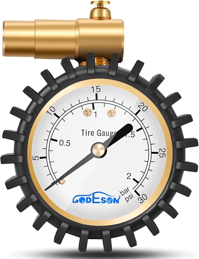 GODESON Presta Tire Pressure Gauge, Presta Valve Tire Pressure Gauge