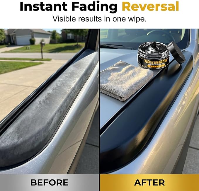 Tire Coating Paste, 2026 New Car Maintenance Cream for Tire Dashboard Seats, Upgraded Car Trim Renewal for Interior Exterior Renovation, Powerful Auto Detailing Cream for Car Owners (1Pc)