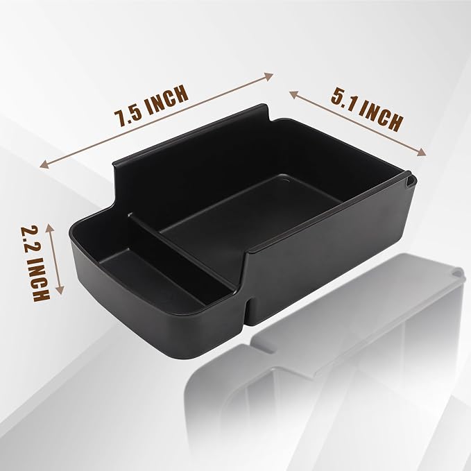 Muslogy Center Console Inserts Compatible with Trax & Envista 2026 2025 2024 2023 Center Console Organizer Armrest Storage Box Armrest Insert Tray Interior Accessories