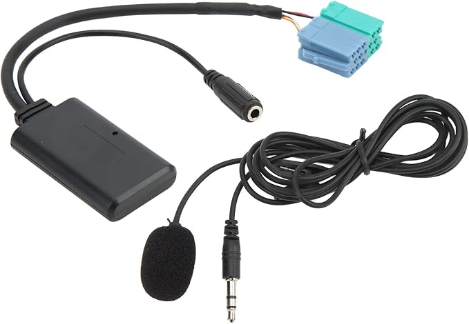 Car Wireless o Aux Input Adapter Wire,o Aux Cable Bluetooth 5.0 With Microphone Replacement For Becker Bluetooth Adapter For Becker Cdr23