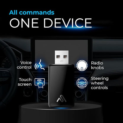 Wireless Carplay Adapter for Apple iPhone by AUTOSKY- Multi-User Seamless Connection for Convert Wired to Wireless Car Play Adapter - No Latency from iOS 10+ to Screen w/USB C