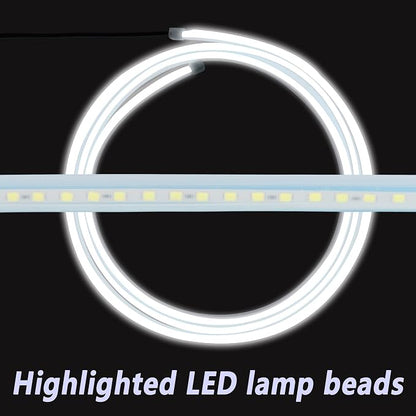 Car LED Hood Light,Waterproof LED Light Strips Cool Monochromatic Car LED Light for Lights Exterior,Universal Auto Accessories (70ich White)