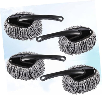 Wakauto 4 Wash Brush Car Cleaning Tool Car Wash Brush Vehicle Cleaning Duster Mini Small