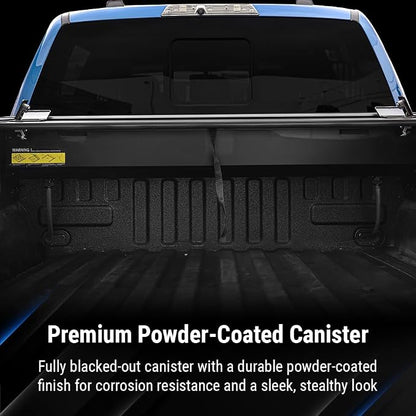 Syneticusa Stealth Black Retractable Hard Tonneau Cover T-Slot Rails Fits 2008-2026 Ford F-250/350 Super Duty 6' 10" Truck Bed Premium Edition Accessories Waterproof