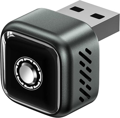 Ultra Mini Wireless CarPlay Adapter for iPhone ＆Android – 2026 Next-Gen 2 in 1 Wireless CarPlay ，5s Auto Reconnect, One-Click Switch for Two Phones, 5.8GHz WiFi+Bluetooth5.4，Adapter Stable & No Lag