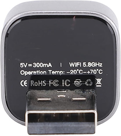 Wireless Adapter, Wired to Wireless Dongle for Android, Plug & Play, Auto Connect, WiFi Fast Stable Connection, with USB, USB C Port