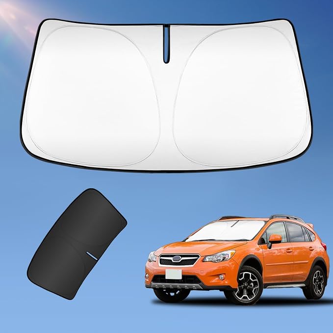 Sun Shade Sunshade for Subaru CrossTrek 2021-2025 2026 Windshield Cover, 4-Layers Sun Shield 250T Silver Coating Sun Visor Crosstrek, 2.0i Premium Limited Wagon Car Accessories